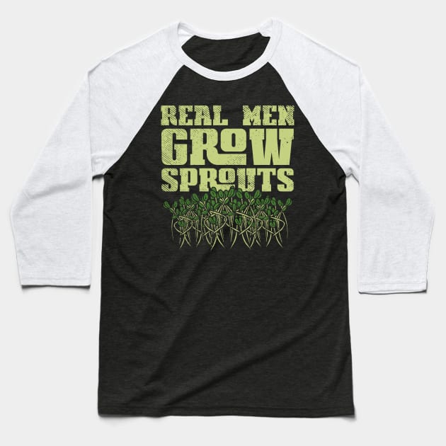 Microgreens, Sprouts, Baseball T-Shirt by maxdax